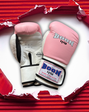 Boxérske rukavice Velcro Compact BOON - svetloružové