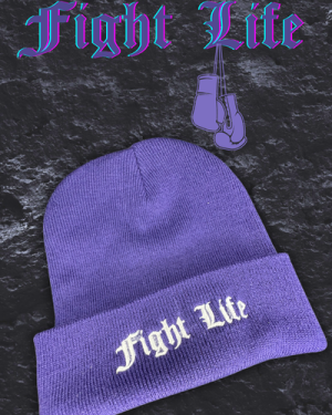 Čiapka Fight Life - Fialová