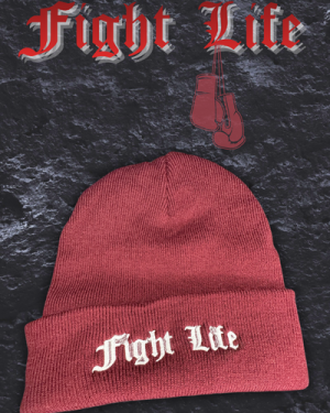 Čiapka Fight Life - "Burgundy"