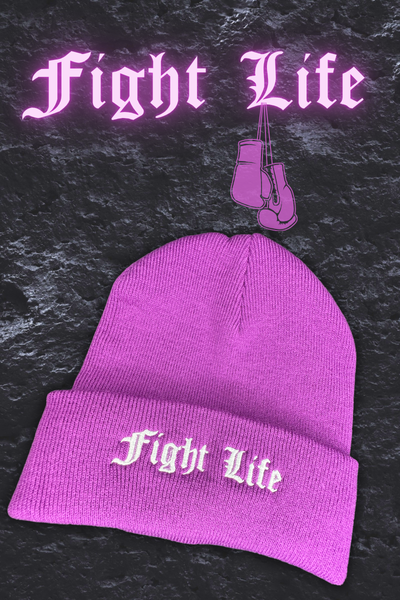 Čiapka Fight Life - "Magenta"
