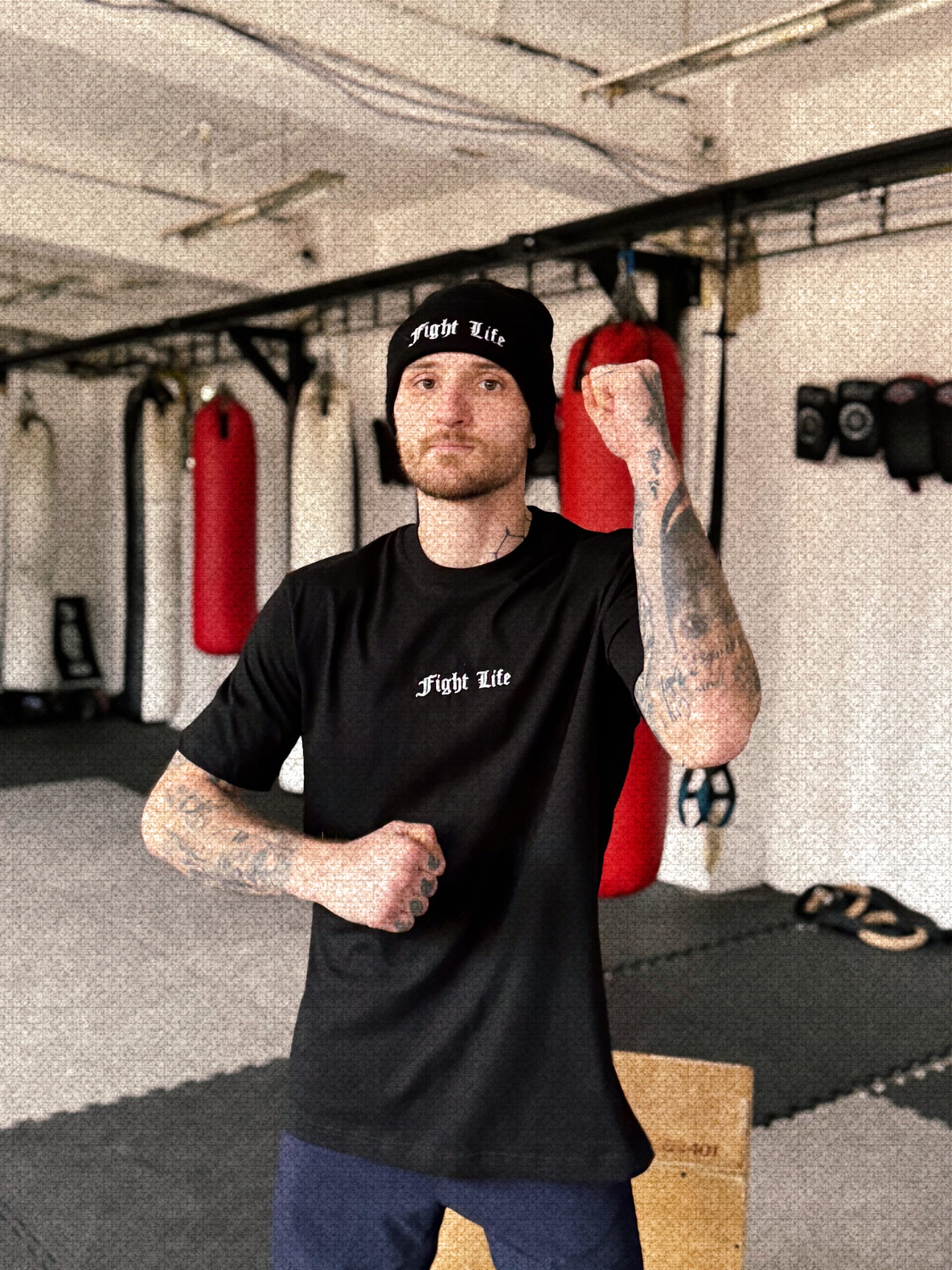 Tričko Fight Life - "White on Black" – Obrázok 11