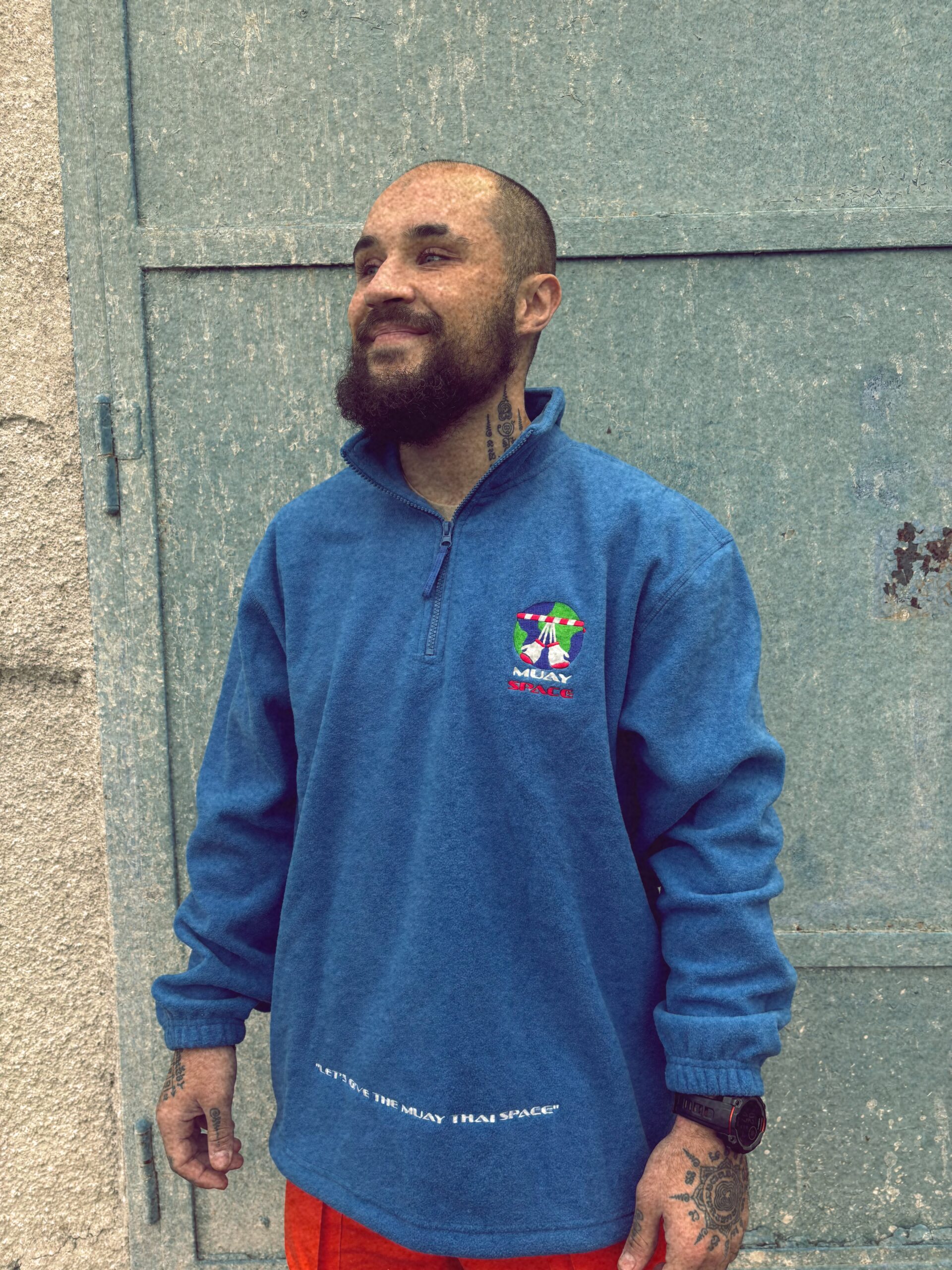 Muay Space Flíska - Modrá – Obrázok 3