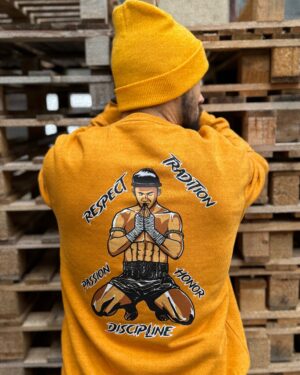 CrewNeck Mikina - Buakaw "Muay Thai Code"