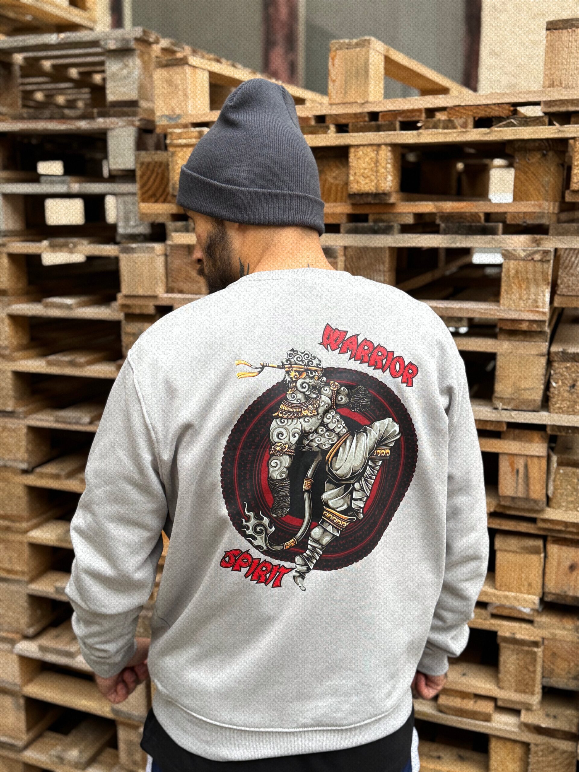CrewNeck Mikina - Hanuman "Warrior Spirit" – Obrázok 7