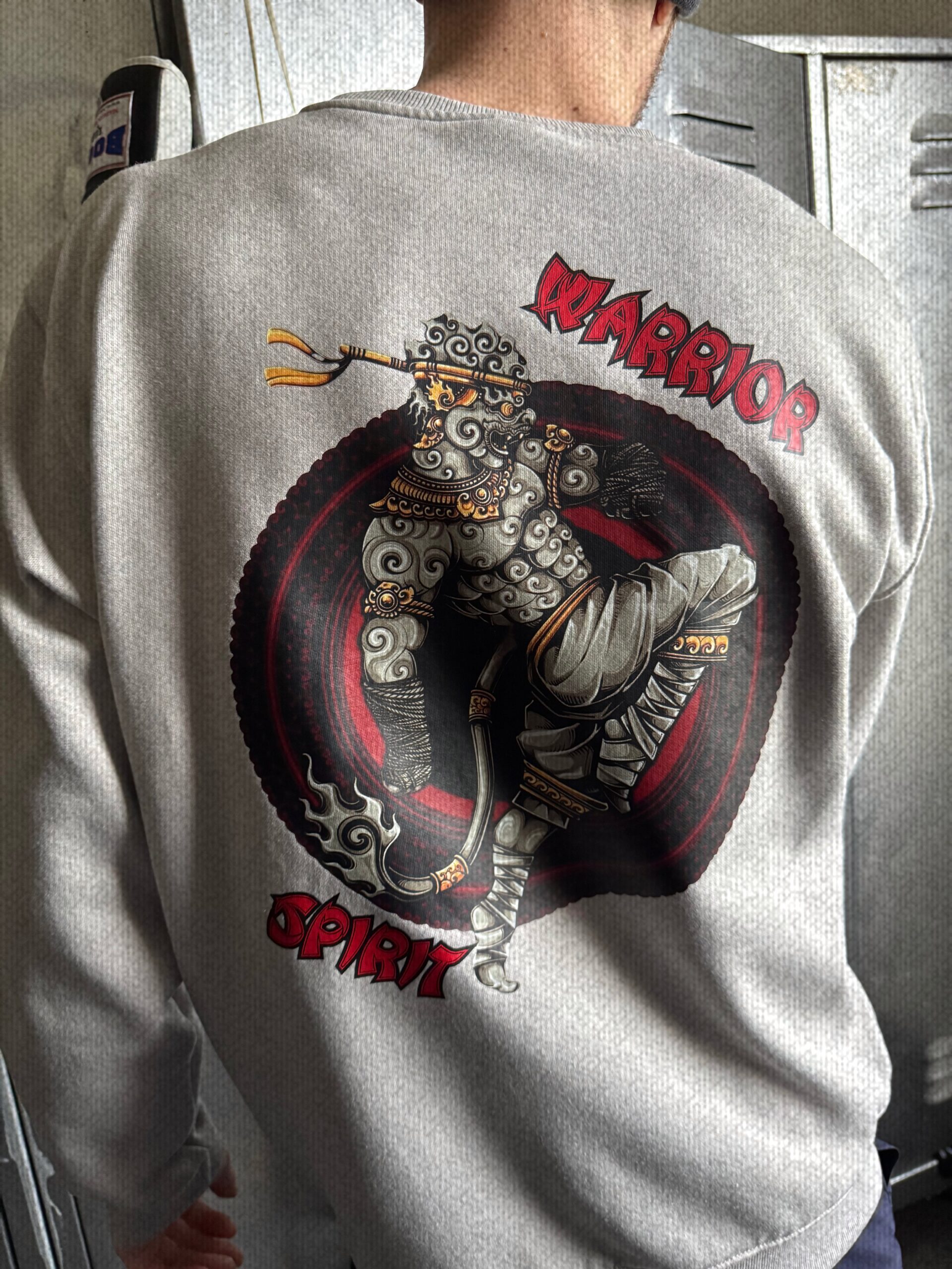 CrewNeck Mikina - Hanuman "Warrior Spirit"