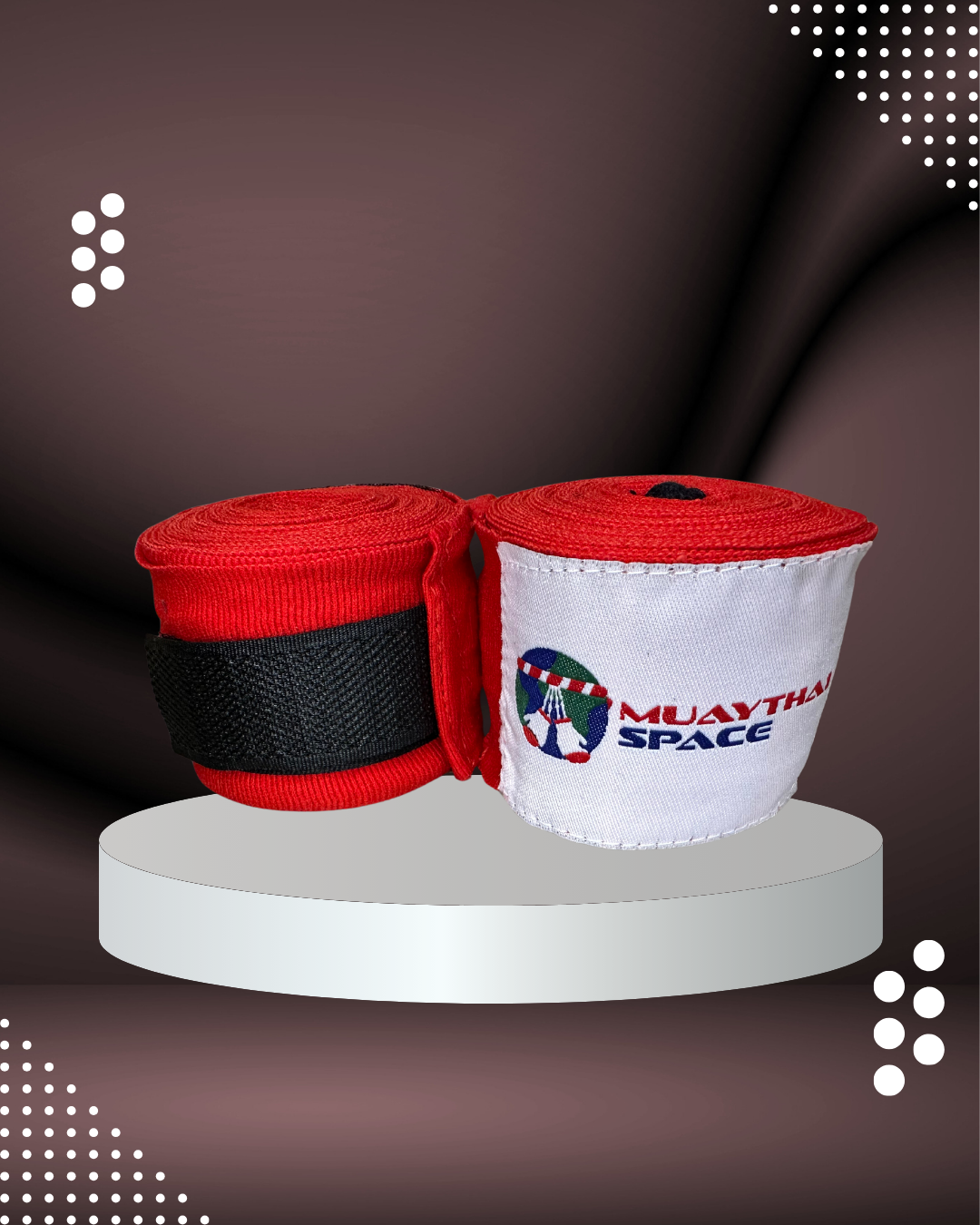 Bandáže Muay Thai Space - červené