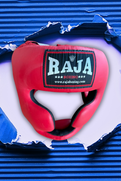 Boxérska Helma RAJA - Červená